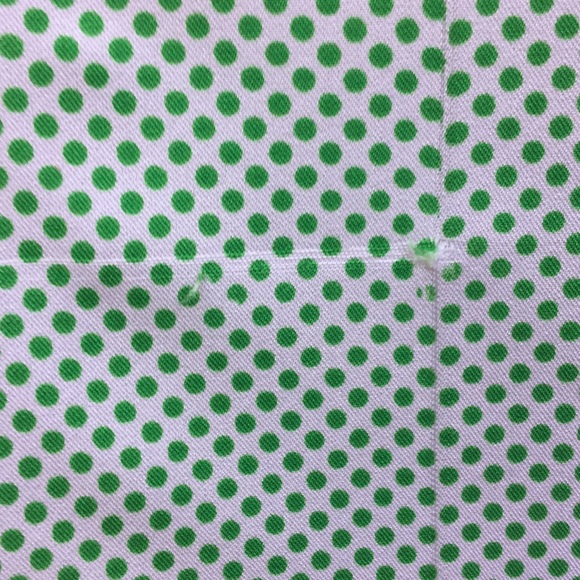 Vintage Ladybug Green/White Polka Dot Scarf 🐞 - Picture 5 of 8